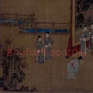 宋代《女孝经图》国画人物作品图片赏析