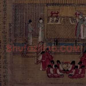 宋代《女孝经图》国画人物作品图片赏析