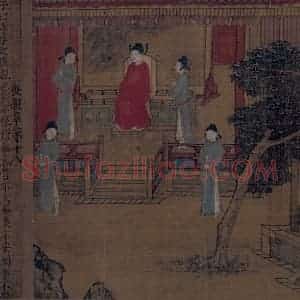 宋代《女孝经图》国画人物作品图片赏析