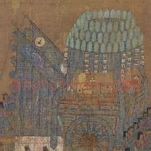 宋代《卤簙玉辂图》国画人物作品图片赏析