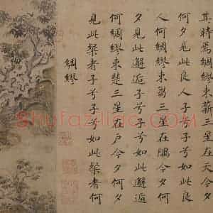 宋代 马和之《唐风图》国画综合作品图片赏析