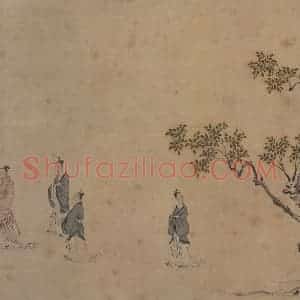 宋代 马和之《唐风图》国画综合作品图片赏析