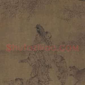 宋代 李嵩《货郎图》国画人物作品图片赏析