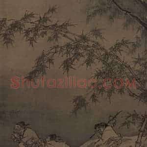 宋代 马远《踏歌图》国画山水作品图片赏析