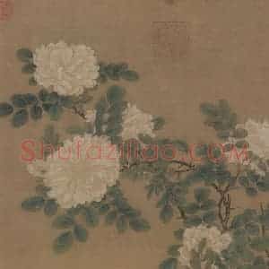 宋代 马远《白蔷薇图》国画花鸟作品图片赏析