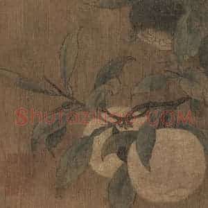 宋代 马麟《橘绿图》国画综合作品图片赏析