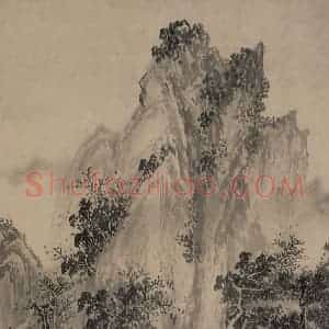 宋代 赵芾《江山万里图》国画山水作品图片赏析