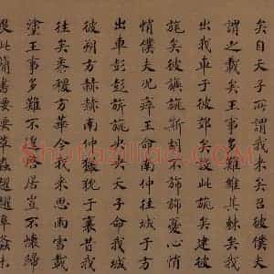 宋朝 马和之《小雅鹿鸣之什图》国画综合作品图片赏析