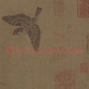 宋代 崔白《寒雀图》国画花鸟工笔作品图片赏析