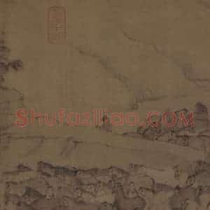 宋代 李公麟《临韦偃牧放图》国画花鸟工笔作品图片赏析