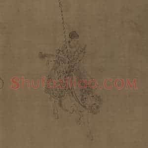 宋代 李公麟《西岳降灵图》国画人物工笔作品图片赏析