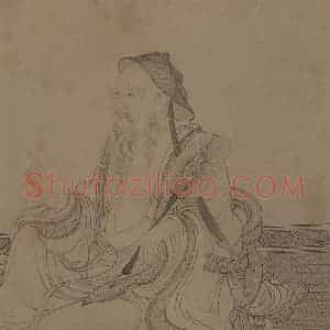 宋代 李公麟《维摩演教图》国画人物工笔作品图片赏析