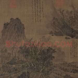宋代 张先《十咏图》国画综合工笔作品图片赏析
