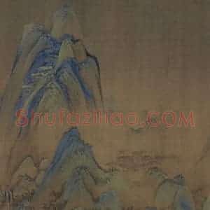 宋代 王希孟《千里江山图》国画山水作品图片赏析