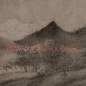宋代 米友仁《潇湘奇观图》国画山水作品图片赏析