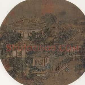 宋代《蓬瀛仙馆》国画综合作品图片赏析