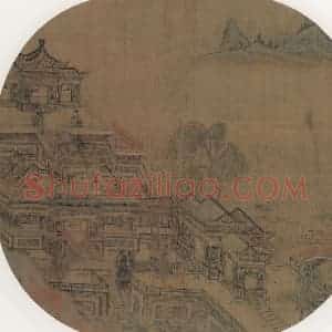 宋代《江山殿阁》国画综合作品图片赏析