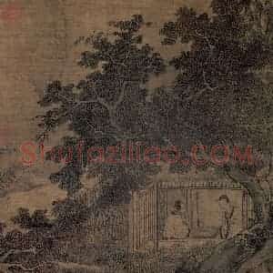 宋代《秋堂客话》国画综合作品图片赏析
