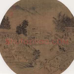 宋代《耕获》国画综合作品图片赏析