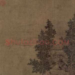 宋代《水阁风凉》国画综合作品图片赏析