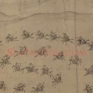 辽代 陈及之《便桥会盟图》国画综合作品图片赏析