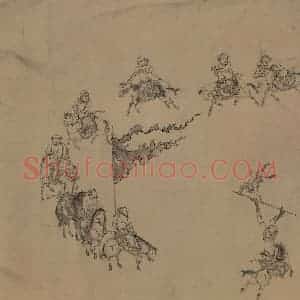 辽代 陈及之《便桥会盟图》国画综合作品图片赏析