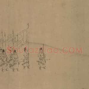 辽代 陈及之《便桥会盟图》国画综合作品图片赏析