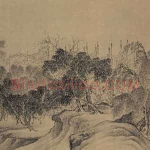 辽代 陈及之《便桥会盟图》国画综合作品图片赏析