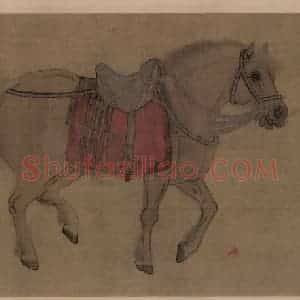 金代 赵霖《昭陵六骏图》国画综合作品图片赏析