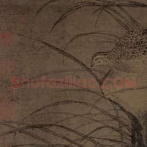 宋朝《鹌鹑图》国画花鸟作品图片赏析