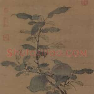 宋朝《折枝果图》国画综合作品图片赏析