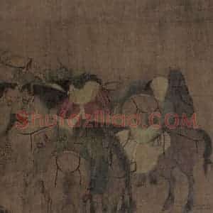 辽代 胡瑰《卓歇图》国画综合作品图片赏析