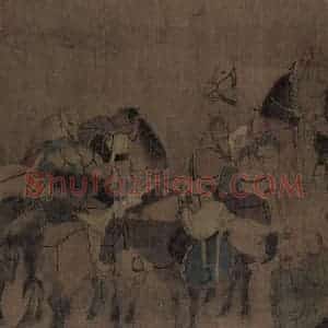 辽代 胡瑰《卓歇图》国画综合作品图片赏析