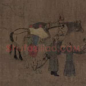 辽代 胡瑰《卓歇图》国画综合作品图片赏析