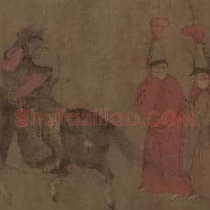 辽代 胡瑰《番骑图》国画综合作品图片赏析