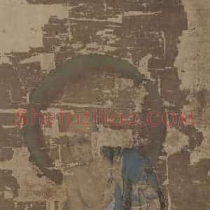 宋代 赵璚《第三尊者-迦诺迦跋厘堕阇尊者图》国画综合作品图片赏析