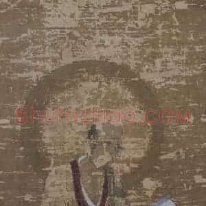 宋代 赵璚《第六尊者-跋陀罗尊者图》国画综合作品图片赏析