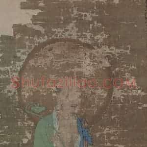 宋代 赵璚《第十六尊者-注荼半讬迦尊者图》国画综合作品图片赏析