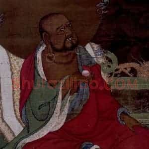 宋代 陆信忠《十六罗汉图》国画综合作品图片赏析