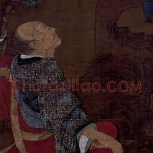 宋代 陆信忠《第七尊者-迦理迦尊者图》国画综合作品图片赏析