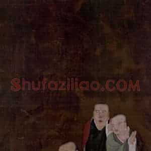 宋代 陆信忠《第九尊者-戍博迦尊者图》国画综合作品图片赏析