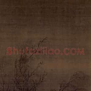 宋代 马麟《柳堤牧童图》国画综合作品图片赏析