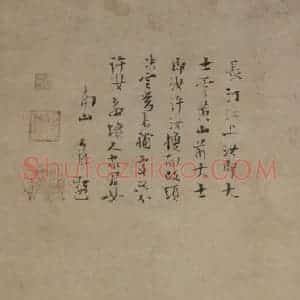 宋代 胡直夫《布袋图》国画人物作品图片赏析