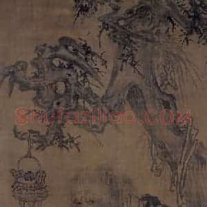 五代 贯休《罗汉图(1)》国画人物作品图片赏析