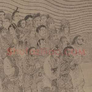宋朝《番王礼佛图》国画综合作品图片赏析