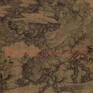 宋朝《卢鸿草堂十志图》国画山水作品图片赏析