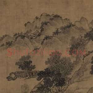 宋朝《卢鸿草堂十志图》国画山水作品图片赏析