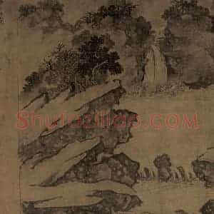 宋朝《卢鸿草堂十志图》国画山水作品图片赏析