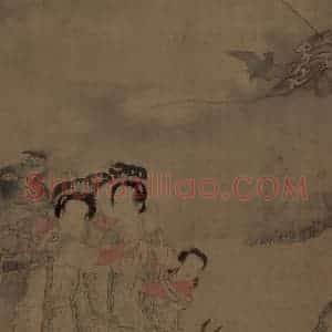 宋朝《搜山图》国画综合作品图片赏析
