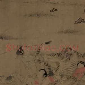 宋朝《搜山图》国画综合作品图片赏析